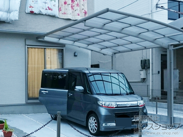 兵庫県尼崎市ののカーポート レイナポートグラン　積雪〜20cm対応 施工例