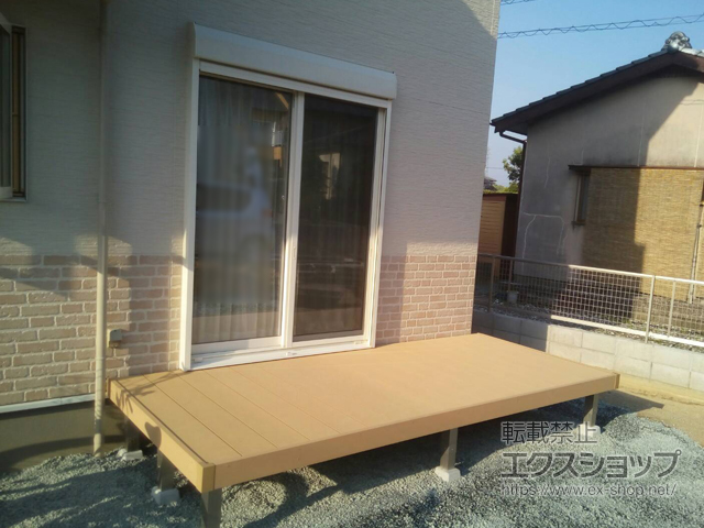 熊本県宇城市ののウッドデッキ リウッドデッキ 200 施工例