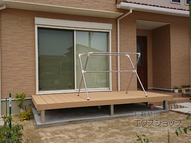 佐賀県唐津市ののウッドデッキ リウッドデッキ 200 施工例