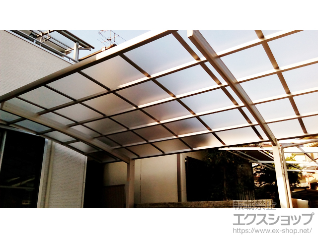 奈良県香芝市ののカーポート レイナポートグラン　積雪〜20cm対応 施工例