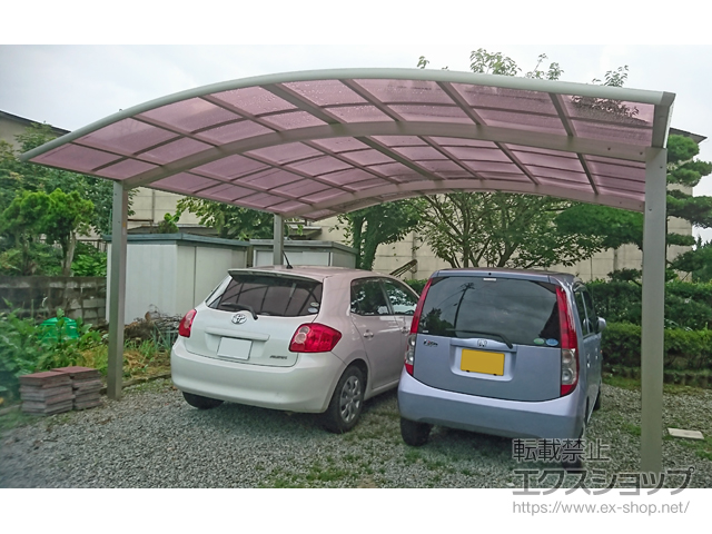 熊本県玉名郡南関町ののカーポート レイナツインポートグラン　積雪〜20cm対応 施工例