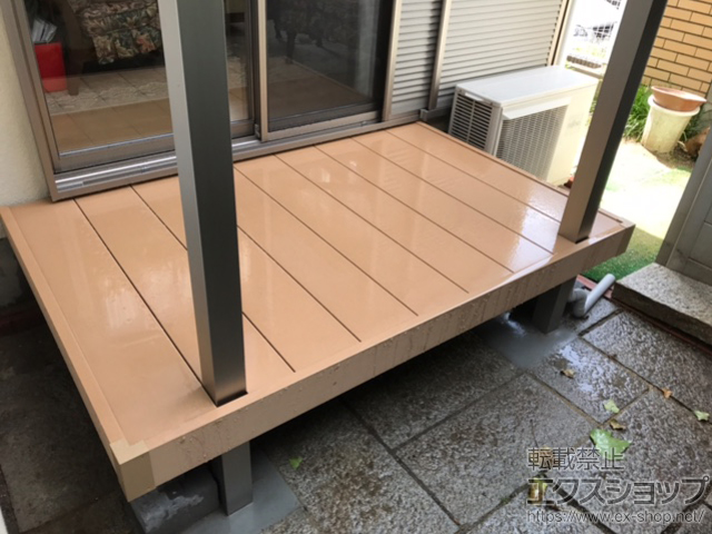 兵庫県神戸市ののウッドデッキ リウッドデッキ 200 施工例