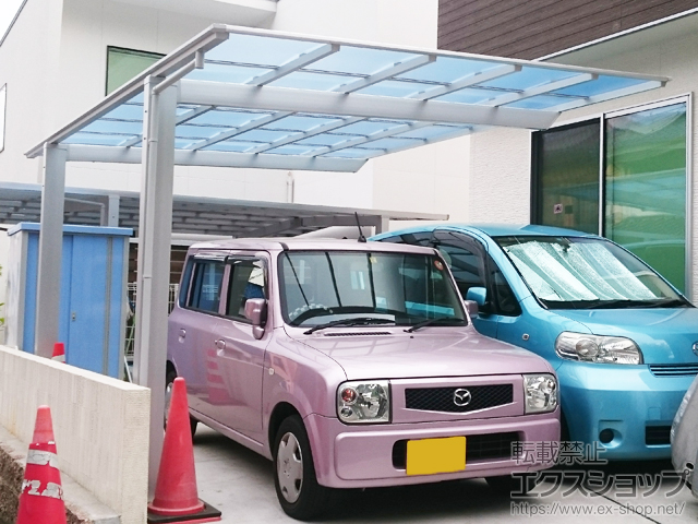 広島県安芸郡坂町ののカーポート ソリッドポート 積雪〜20cm対応 施工例