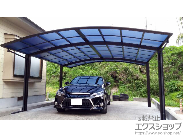 大分県日田市ののカーポート レイナツインポートグラン　積雪〜20cm対応 施工例