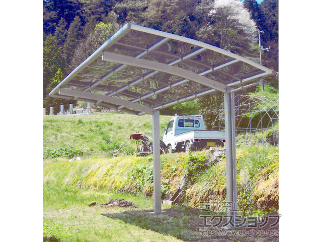 岡山県加賀郡吉備中央町ののカーポート プレシオスポート 積雪〜20cm対応 施工例