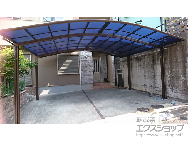 神奈川県藤沢市ののカーポート レイナツインポートグラン　積雪〜20cm対応 施工例