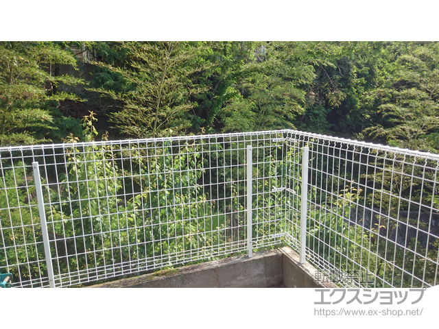 兵庫県神戸市ののフェンス・柵 ユメッシュフェンスZ型 フリー支柱 施工例
