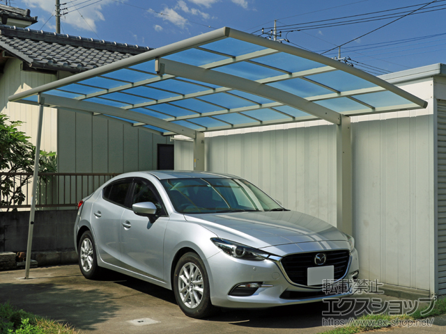 埼玉県熊谷市ののカーポート レイナポートグラン　積雪〜20cm対応 施工例