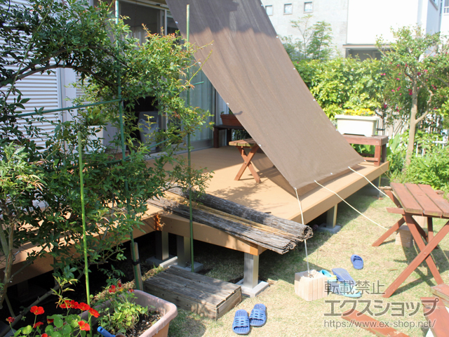 神奈川県横浜市ののウッドデッキ リウッドデッキ 200 施工例