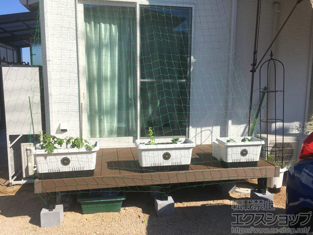 山口県防府市ののウッドデッキ マージウッドデッキ 施工例