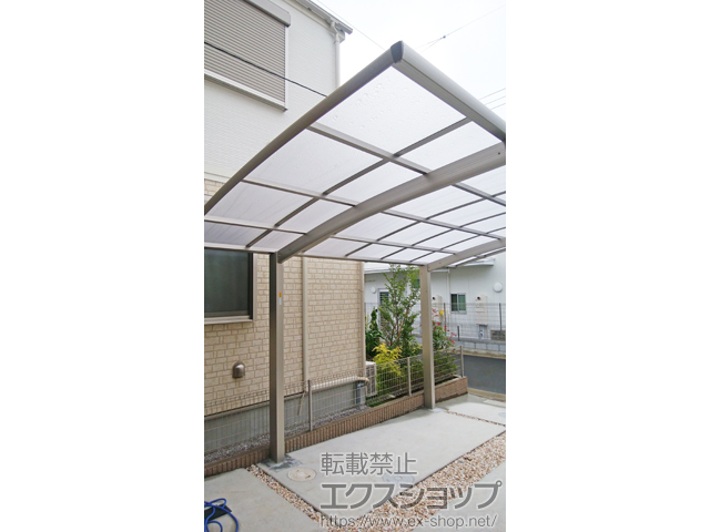 東京都調布市ののカーポート プレシオスポート 積雪〜20cm対応 施工例