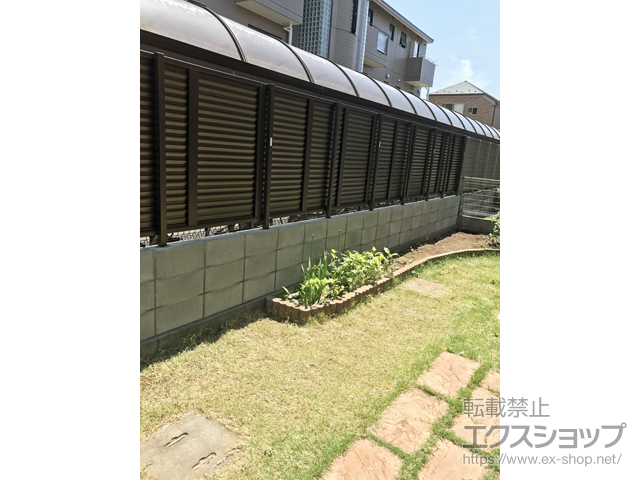 東京都西東京市ののフェンス・柵 レスティナフェンス5型 自由柱 施工例