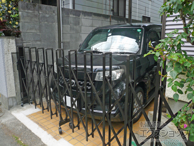 東京都国分寺市ののカーゲート トリップゲート RB型 ノンレール 片開き 32S 施工例