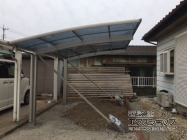 埼玉県熊谷市ののカーポート プレシオスポート 積雪〜20cm対応 施工例