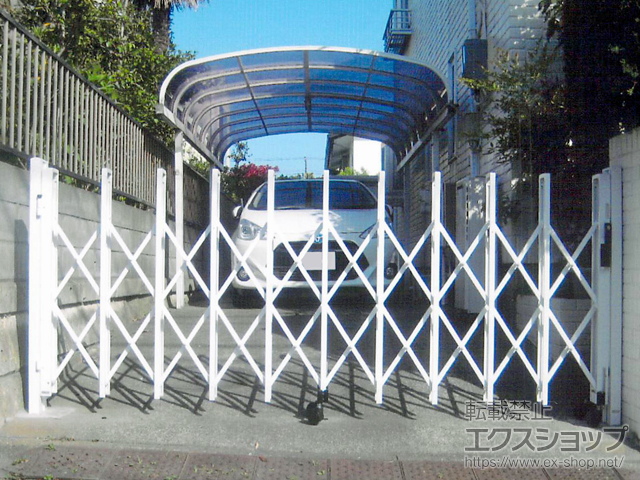 神奈川県鎌倉市ののカーゲート トリップゲート RB型 ノンレール 片開き 30S 施工例