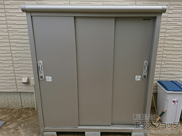 大阪府茨木市のの物置・屋外倉庫 エスモ 一般型 (SE-1306E-SS) 施工例