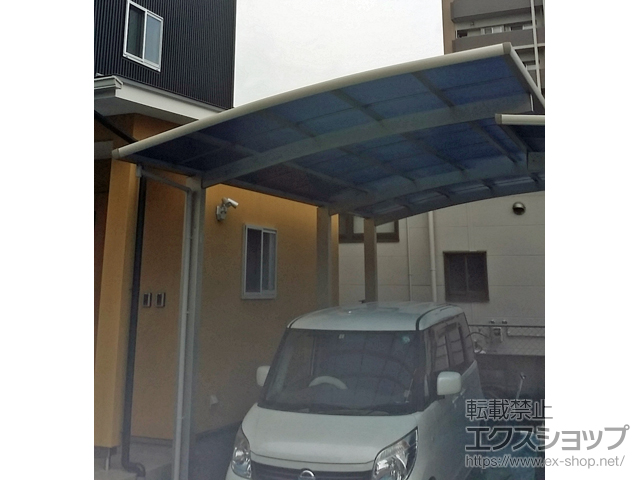 熊本県熊本市ののカーポート レイナポートグラン 延長　積雪〜20cm対応 施工例