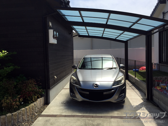 大分県別府市ののカーポート レイナポートグラン　積雪〜20cm対応 施工例