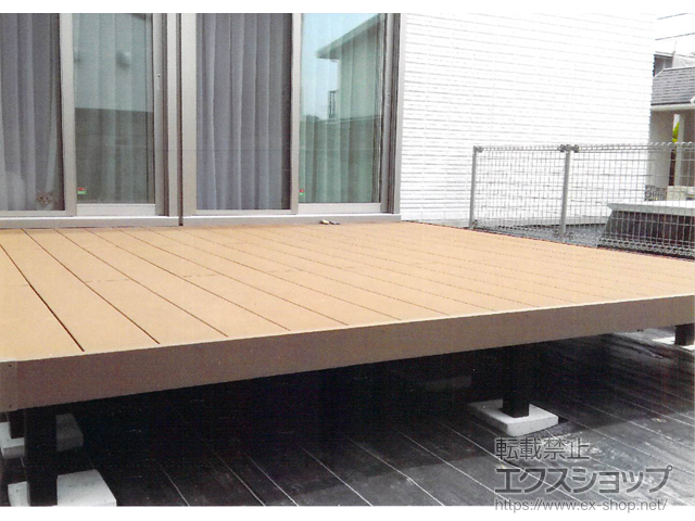 埼玉県所沢市ののウッドデッキ リウッドデッキ 200 施工例