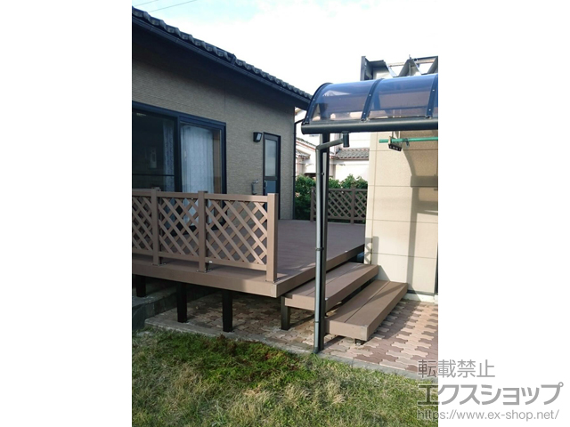 福井県坂井市ののウッドデッキ リウッドデッキ 200 施工例
