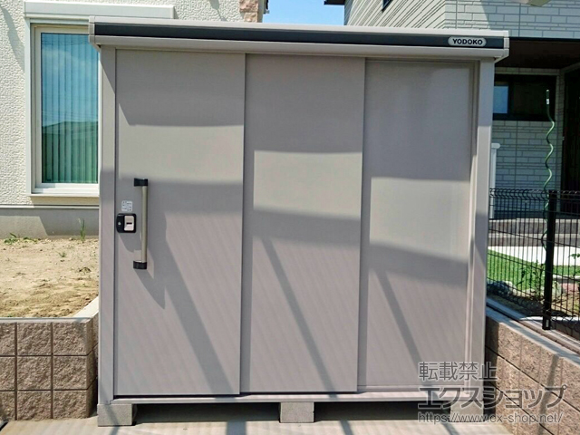 千葉県茂原市のの物置・屋外倉庫 エルモ 一般型 2220×1170×2121 LMD-2211-CB 施工例