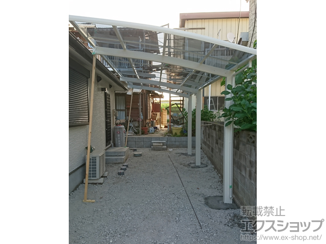 千葉県我孫子市ののカーポート レイナポートグラン 延長　積雪〜20cm対応 施工例