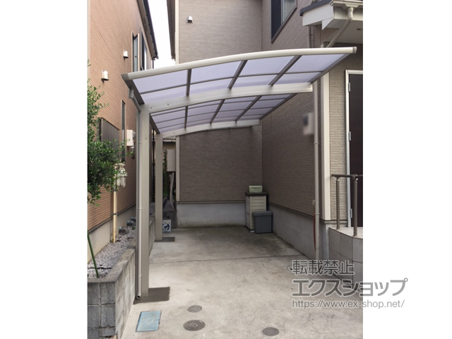 東京都東久留米市ののカーポート プレシオスポート 積雪〜20cm対応 施工例