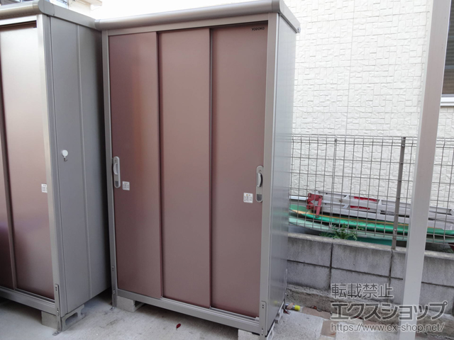 宮城県富谷市のの物置・屋外倉庫 エスモ 一般型 1200×520×1959 ESE-1205A-MR 施工例