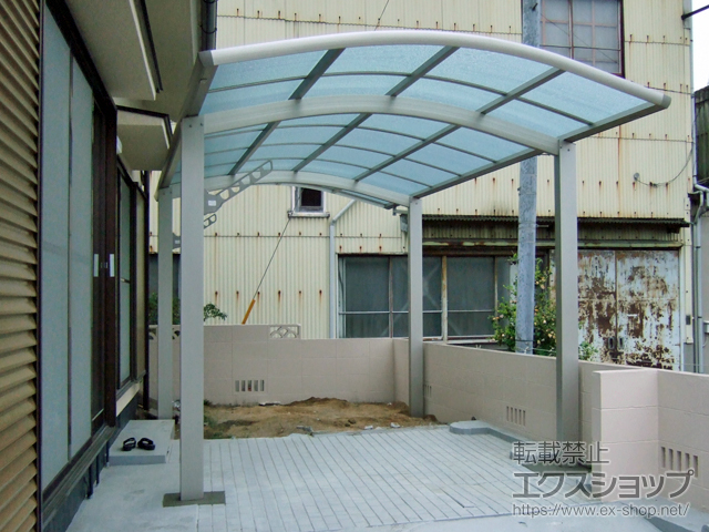 岡山県岡山市ののカーポート レイナワンポートグラン　積雪〜20cm対応 施工例