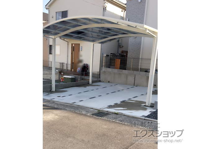 広島県広島市ののカーポート レイナツインポートグラン　積雪〜20cm対応 施工例