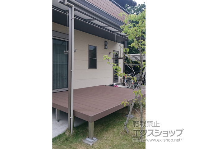 茨城県笠間市ののウッドデッキ リウッドデッキ 200 施工例