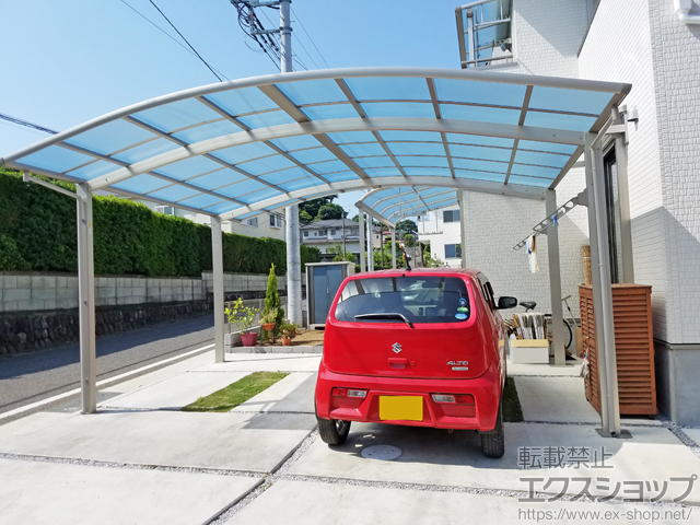 神奈川県平塚市ののカーポート レイナツインポートグラン　積雪〜20cm対応 施工例