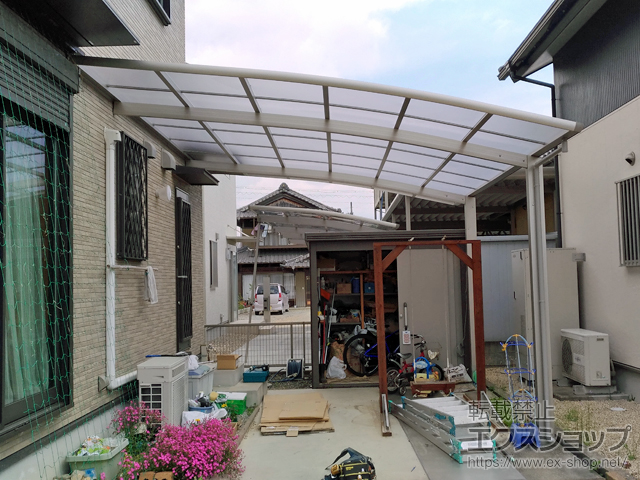 三重県四日市市ののカーポート レイナベーカポートグラン 積雪〜20cm対応 施工例