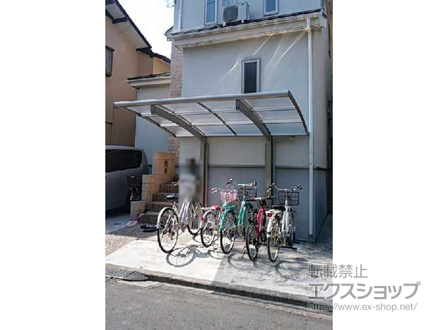 神奈川県横浜市ののサイクルポート・駐輪場 レイナポートグランミニ 積雪〜20cm対応 施工例