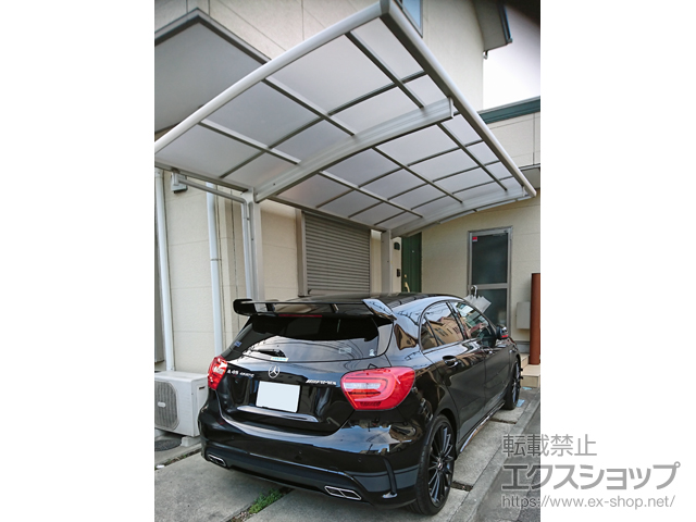 神奈川県相模原市ののカーポート プレシオスポート 積雪〜20cm対応 施工例