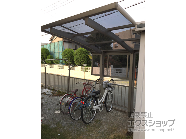 静岡県浜松市ののサイクルポート・駐輪場 レイナポートグランミニ 積雪〜20cm対応 施工例