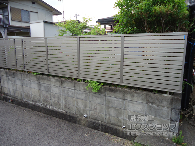 大分県大分市ののフェンス・柵 プレスタフェンス7Y型 フリーポールタイプ　 施工例