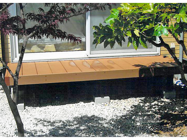 山形県山形市ののウッドデッキ マージウッドデッキ 施工例