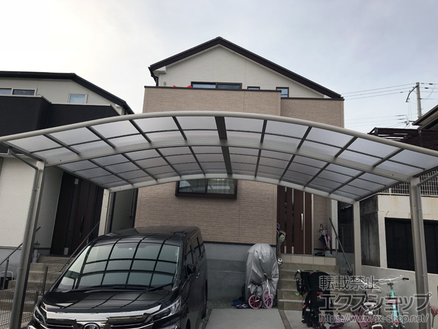 兵庫県神戸市ののカーポート レイナツインポートグラン　積雪〜20cm対応 施工例