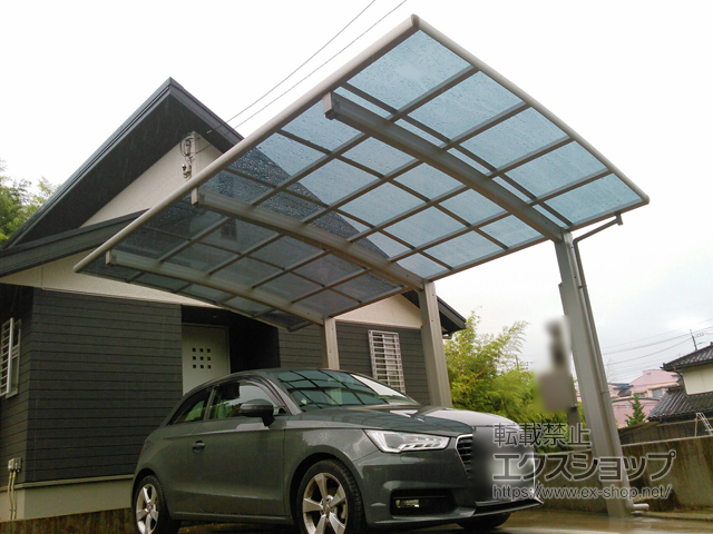 山梨県北杜市ののカーポート レイナポートグラン50 積雪〜50cm対応 施工例