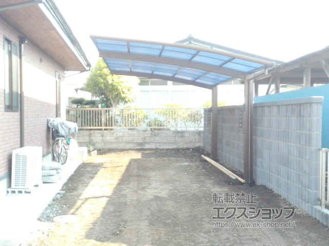茨城県桜川市ののカーポート レイナポートグラン　積雪〜20cm対応 施工例