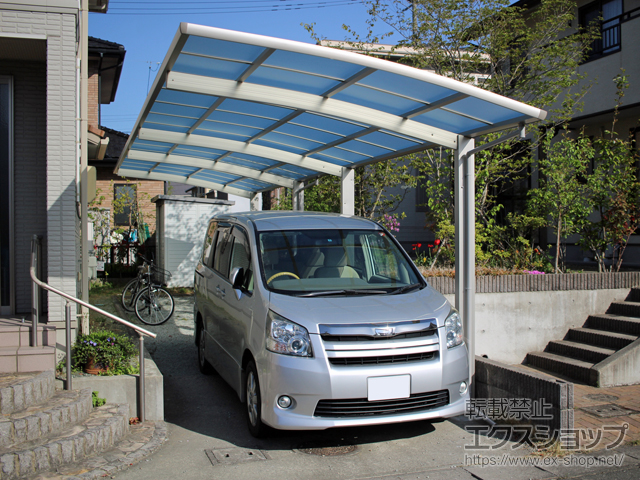 宮城県仙台市ののカーポート レイナポートグラン 縦連棟　積雪〜20cm対応 施工例