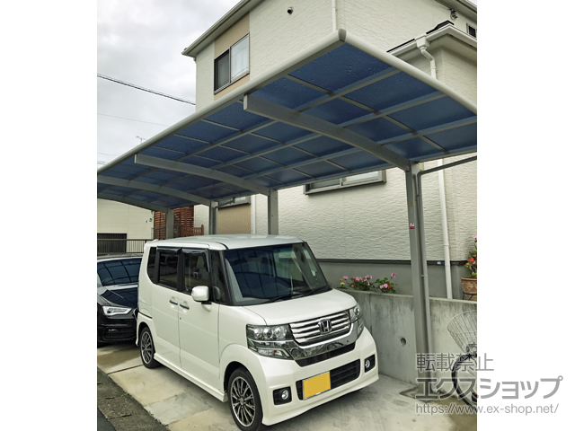 福岡県福岡市ののカーポート レイナポートグラン 縦連棟　積雪〜20cm対応 施工例