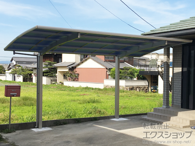 香川県さぬき市ののカーポート プレシオスポート 積雪〜20cm対応 施工例