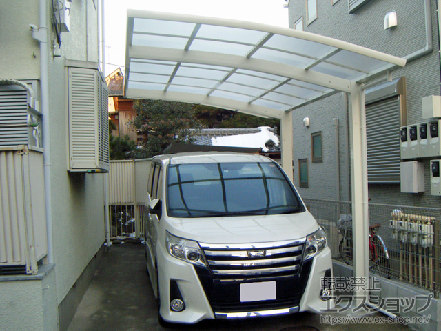 東京都世田谷区ののカーポート レイナポートグラン　積雪〜20cm対応 施工例