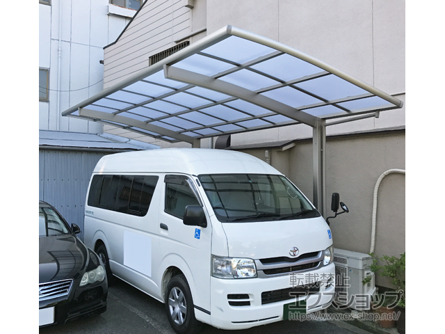 大阪府大阪市ののカーポート ネスカR (ラウンドスタイル) 積雪〜20cm対応 施工例