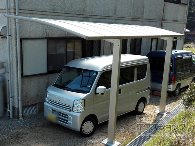 鹿児島県薩摩川内市ののカーポート レイナポートグラン　積雪〜20cm対応 施工例