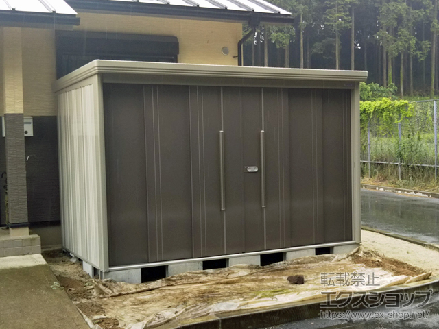 熊本県阿蘇郡産山村のの物置・屋外倉庫 Mr.ストックマンダンディ 一般型 3232×1922×2110 ND-3219-Y-B 施工例