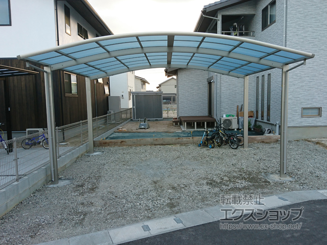 佐賀県佐賀市ののカーポート レイナツインポートグラン　積雪〜20cm対応 施工例