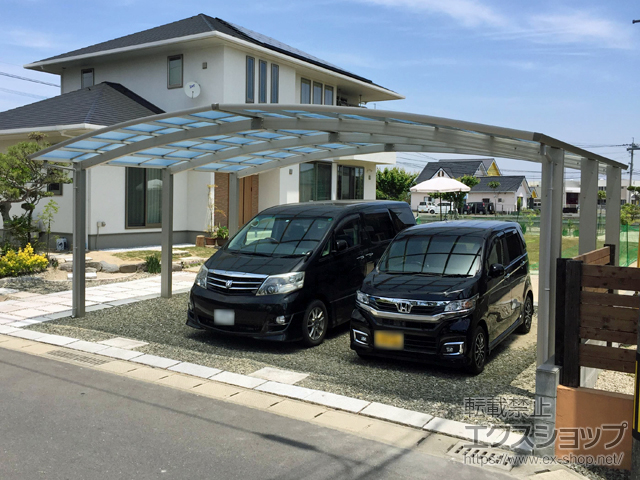 佐賀県佐賀市ののカーポート レイナトリプルポートグラン　積雪〜20cm対応 施工例